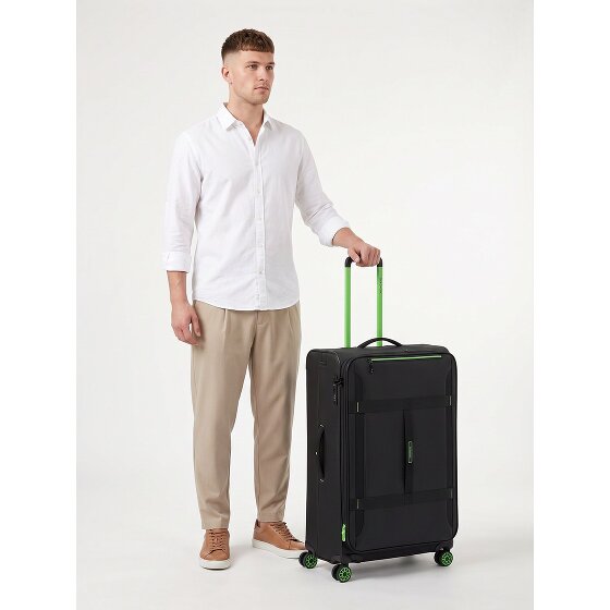 Roncato Norway 4 roues Valise cabine 77 cm avec soufflet d'extension