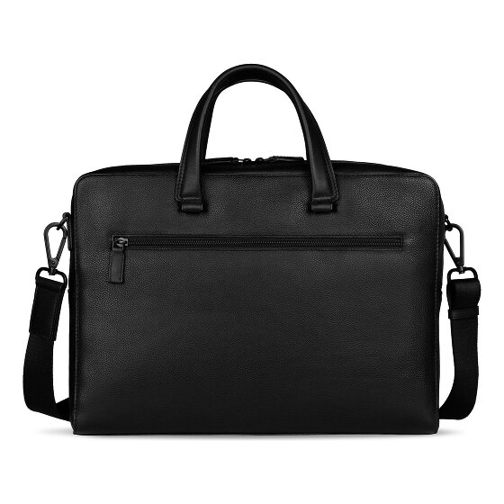 bugatti Black Porte-documents Cuir 39 cm Compartiment pour ordinateur portable
