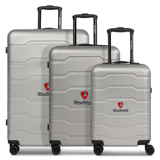 Tonino Lamborghini Bologna 4 roulettes Set de valises 3 pièces