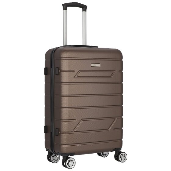 Nowi Bergamo 4 roulettes Set de valises 3 pièces