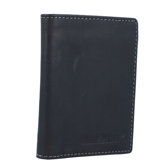 Greenburry Porte-cartes d'identité vintage RFID en cuir 9 cm