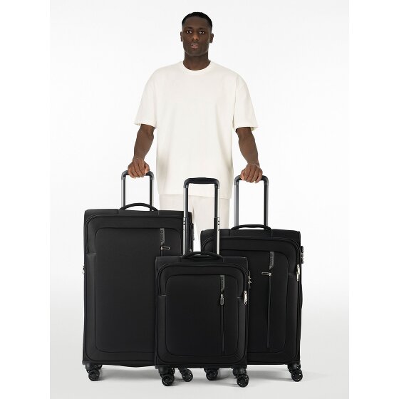 American Tourister Nitestream 4 roulettes Set de valises 3 pièces avec soufflet d'extension