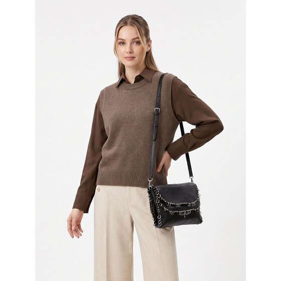 Patrizia Pepe Radical Boho Sac à bandoulière Cuir véritable 35 cm