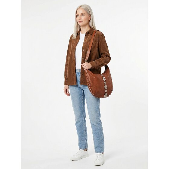 Campomaggi Magda Sac à bandoulière Cuir véritable 41 cm