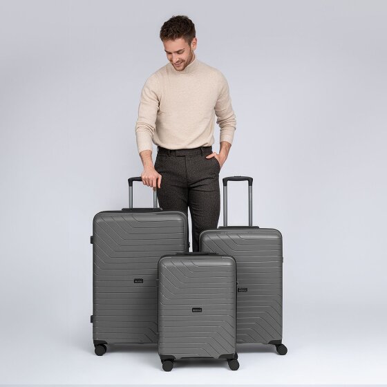 Redolz Essentials 05 3-SET 4 roues Set de valises 3 pièces