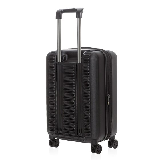 Mandarina Duck Tank Case 4 roulettes Trolley de cabine S 55 cm avec soufflet d'extension