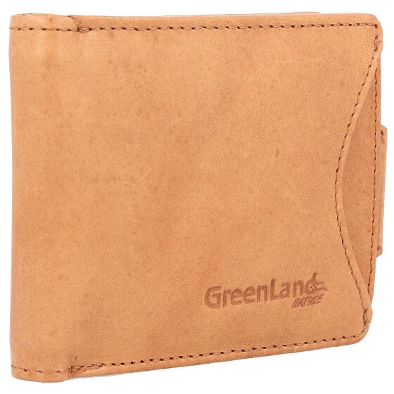 Greenland Nature Porte-monnaie Nature RFID cuir 10 cm