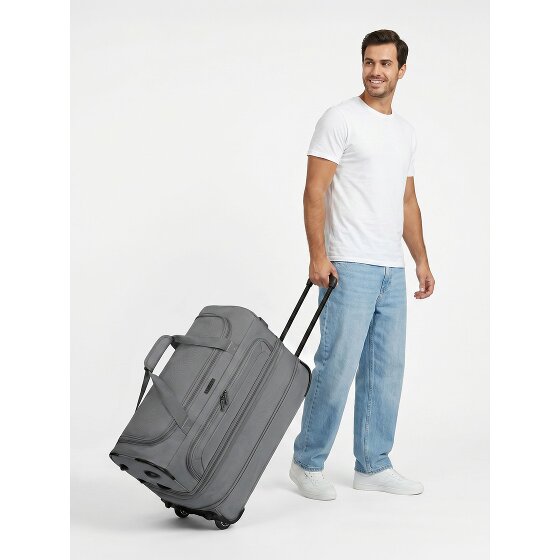 Redolz Sac de voyage Duffle Essentials à 2 roulettes 55 cm M avec soufflet d'extension