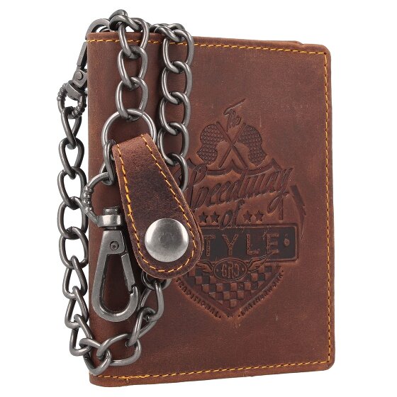 Greenburry Racing Collection Nashville Porte-monnaie RFID en cuir 10 cm