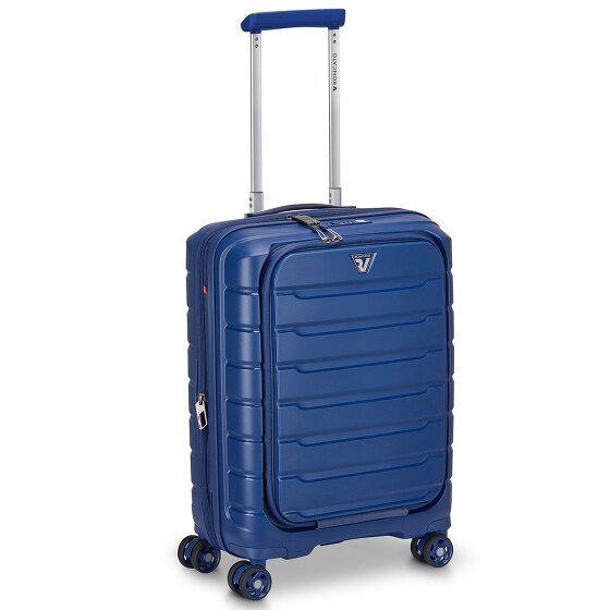 Roncato B-Flying 4 roulettes Trolley d'affaires 55 cm Compartiment pour ordinateur portable avec soufflet d'extension