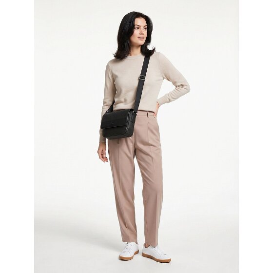 Lacoste Chantaco Sac à bandoulière Cuir véritable 21 cm