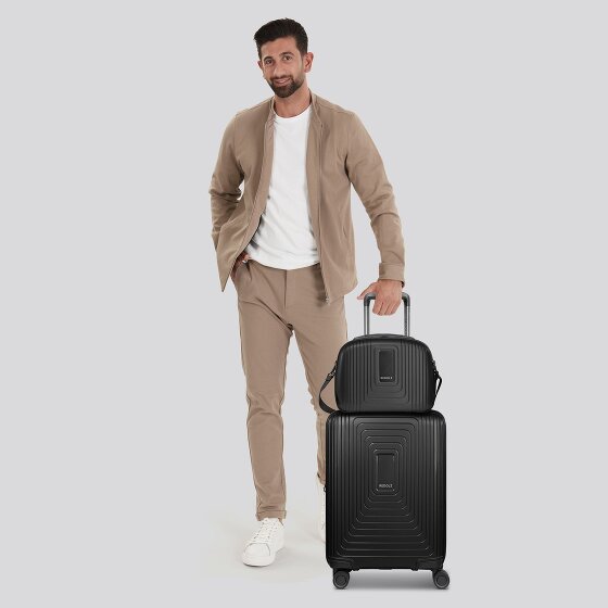 Redolz Essentials 14 Set de valises 2 pcs. trolley cabine avec soufflet extensible & Beautycase