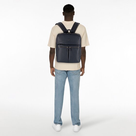 Braun Büffel Hanna Sac à dos professionnel M Cuir véritable 40 cm Compartiment ordinateur