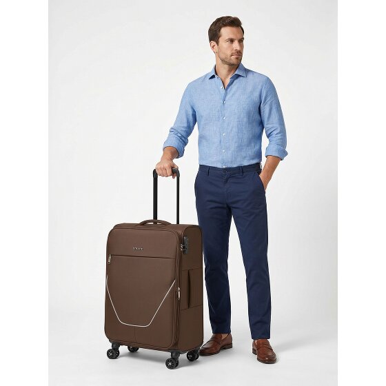 Stratic taska 4 roues Valise cabine M 65 cm avec soufflet d'extension