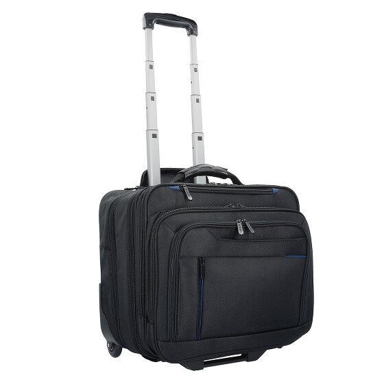 Dermata 2 roues Valise business 38 cm Compartiment ordinateur