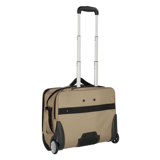 Dermata 2 roulettes Trolley d'affaires 41 cm Compartiment pour ordinateur portable