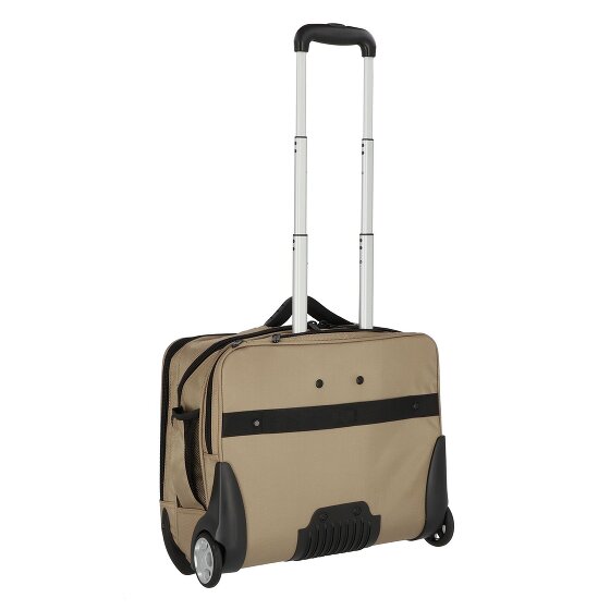 Dermata 2 roulettes Trolley d'affaires 41 cm Compartiment pour ordinateur portable