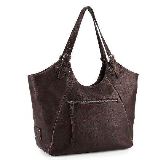 FredsBruder Calm Weave Sac de shopper Cuir véritable 45 cm