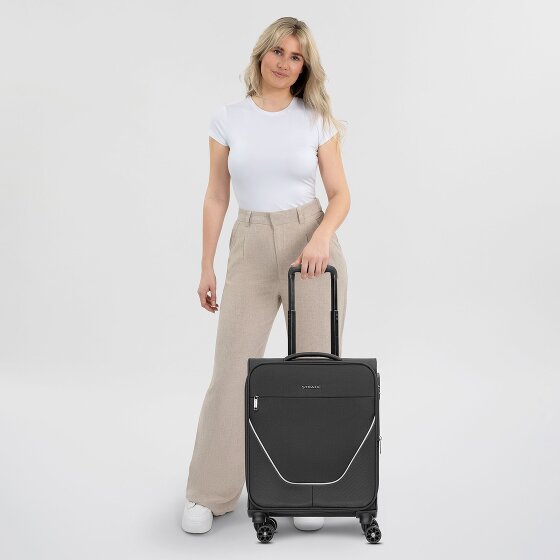 Stratic taska 4-roues trolley cabine S 55 cm avec soufflet d'extension
