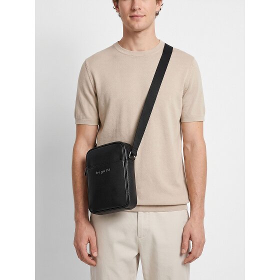 bugatti Valencia Mini sac à bandoulière Cuir véritable 17 cm