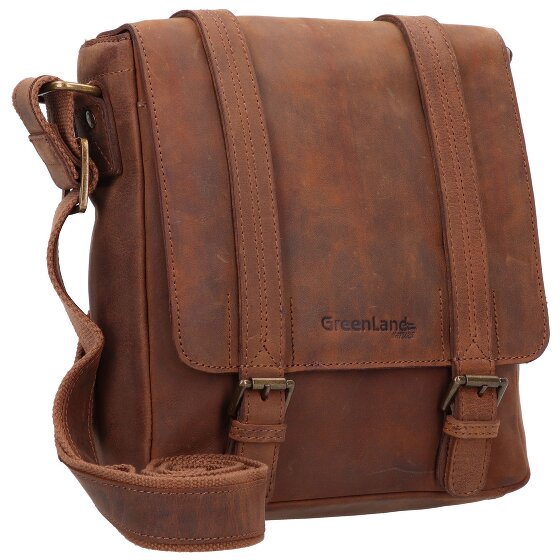 Greenland Nature Montenegro sac à bandoulière RFID cuir 23 cm