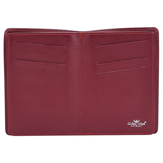 Golden Head Etui pour cartes d'identité Polo RFID en cuir 9 cm