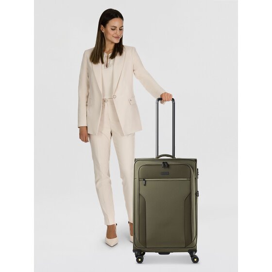 d&n Travel Line 9704 4 roues Valise cabine L 78 cm avec soufflet d'extension