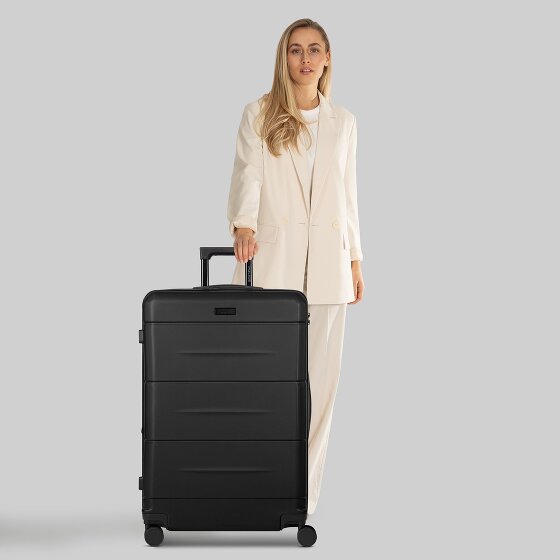 Police London 4 roues Valise cabine 74 cm avec soufflet d'extension