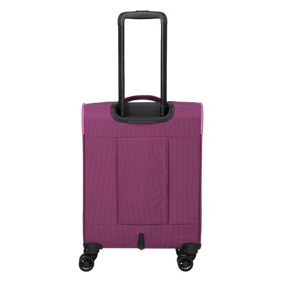 Travelite Corsiica 4 roulettes Trolley de cabine S 55 cm avec soufflet d'extension