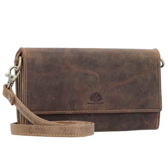 Greenburry Vintage Portefeuille d'embrayage Protection RFID Cuir 20 cm