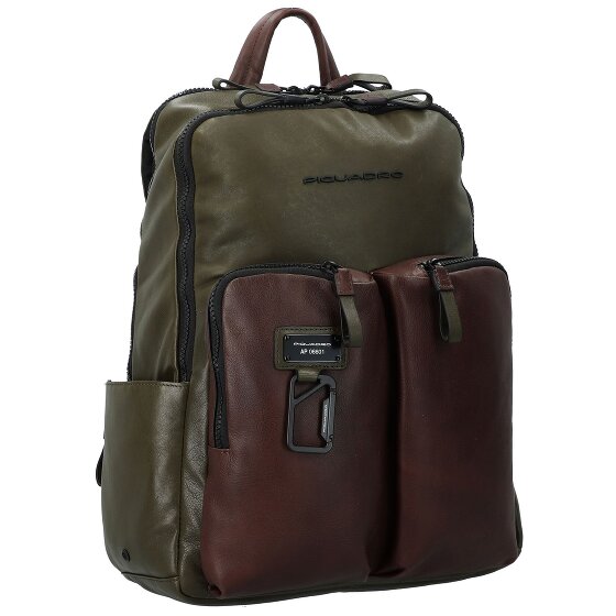 Piquadro Harper Sac à dos RFID Cuir 40 cm Compartiment pour ordinateur portable