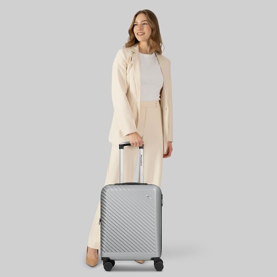 Check.In Paradise 2.0 4 roulettes Trolley de cabine S 55 cm avec soufflet d'extension