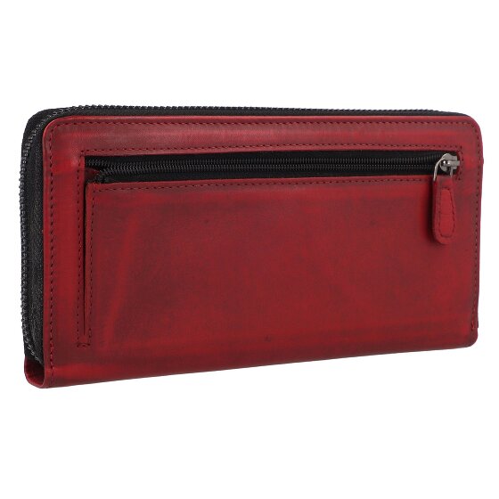 Greenburry Destressed Porte-monnaie Protection RFID Cuir 19 cm