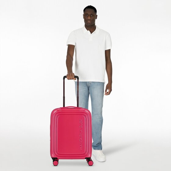 Mandarina Duck Logoduck + Metal 4 roues Valise cabine S 55 cm avec soufflet d'extension