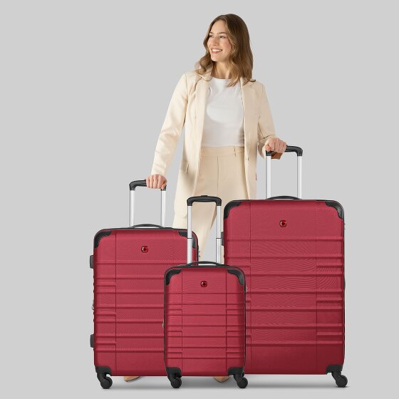 Wenger Amplar Evo 4 roulettes Set de valises 3 pièces avec soufflet d'extension