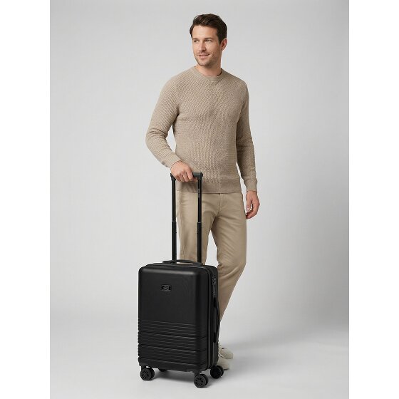 camel active Hanoi 4 roulettes Trolley de cabine S 55 cm avec soufflet d'extension