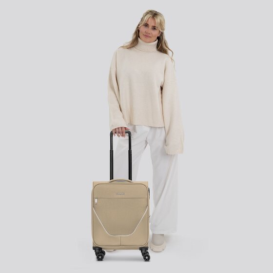 Stratic taska 4-roues trolley cabine S 55 cm avec soufflet d'extension