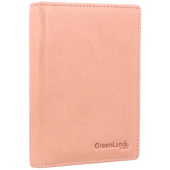 Greenland Nature Porte-passeport Soft Colour RFID en cuir 12 cm