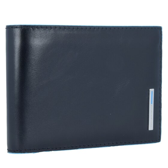 Piquadro Blue Square Porte-monnaie Cuir véritable 12.5 cm