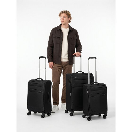 Worldpack Chicago 4 roues Set de valises 3 pièces '"avec soufflet d''extension"'