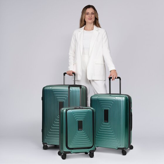 Redolz Essentials 14 4 roulettes Set de valises 3 pièces avec soufflet d'extension