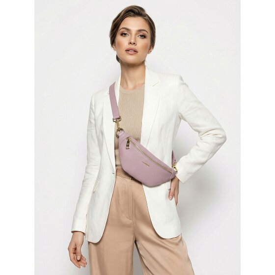 Lazarotti Bologna Leather Sac banane Cuir véritable 31 cm
