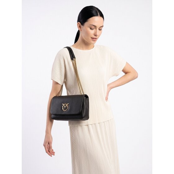 PINKO Love Soft Sac à bandoulière Cuir véritable 31 cm