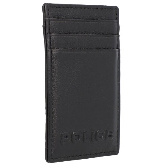 Police PT389-08536 Porte-cartes de crédit en cuir 7 cm avec pince à billets
