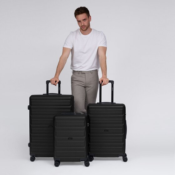 Redolz Essentials 08 3-SET 4 roulettes Set de valises 3 pièces