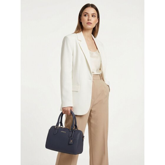 Lazarotti Sac bowling en cuir de Bologne, sac à main, sac à bandoulière, Cuir, 26 cm