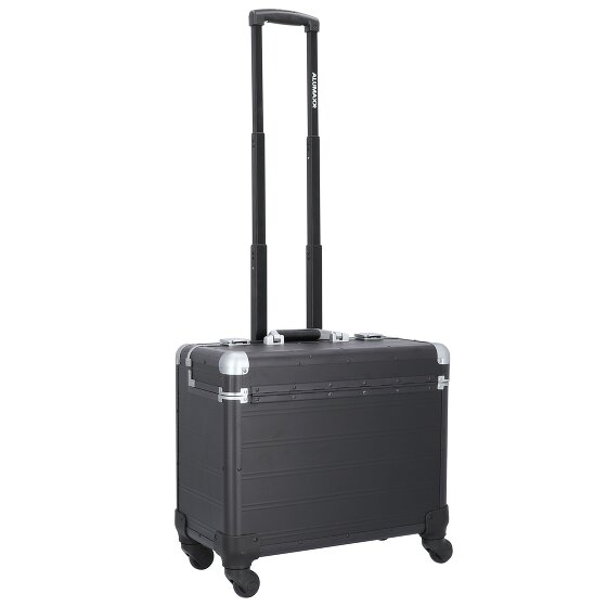 Alumaxx Valise de pilote à 4 roulettes 47 cm, compartiment pour ordinateur portable