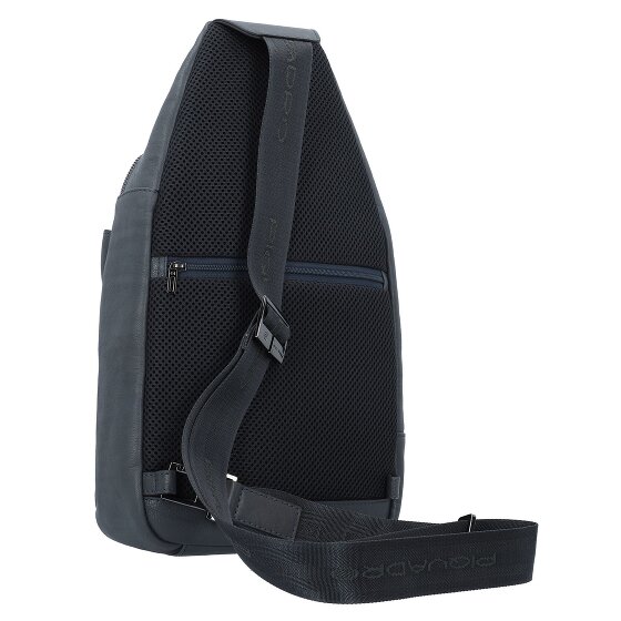 Piquadro Black Square Cuir véritable 39 cm