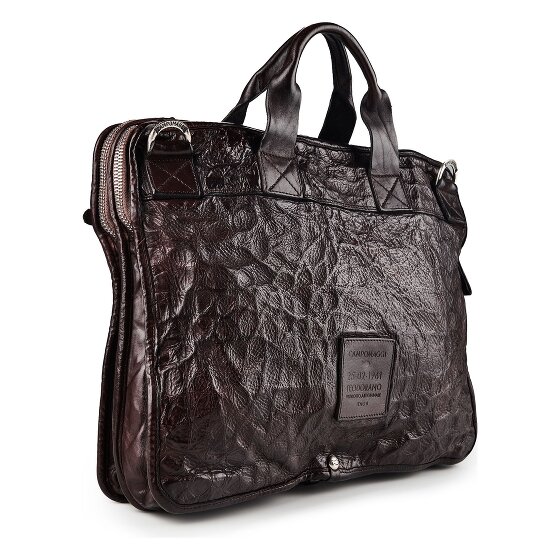 Campomaggi Noce Attaché-case Cuir véritable 38 cm