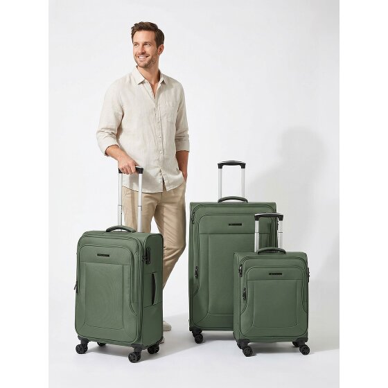 Franky Melbourne 3.0 Set de valises à 4 roulettes 3pcs avec soufflet extensible